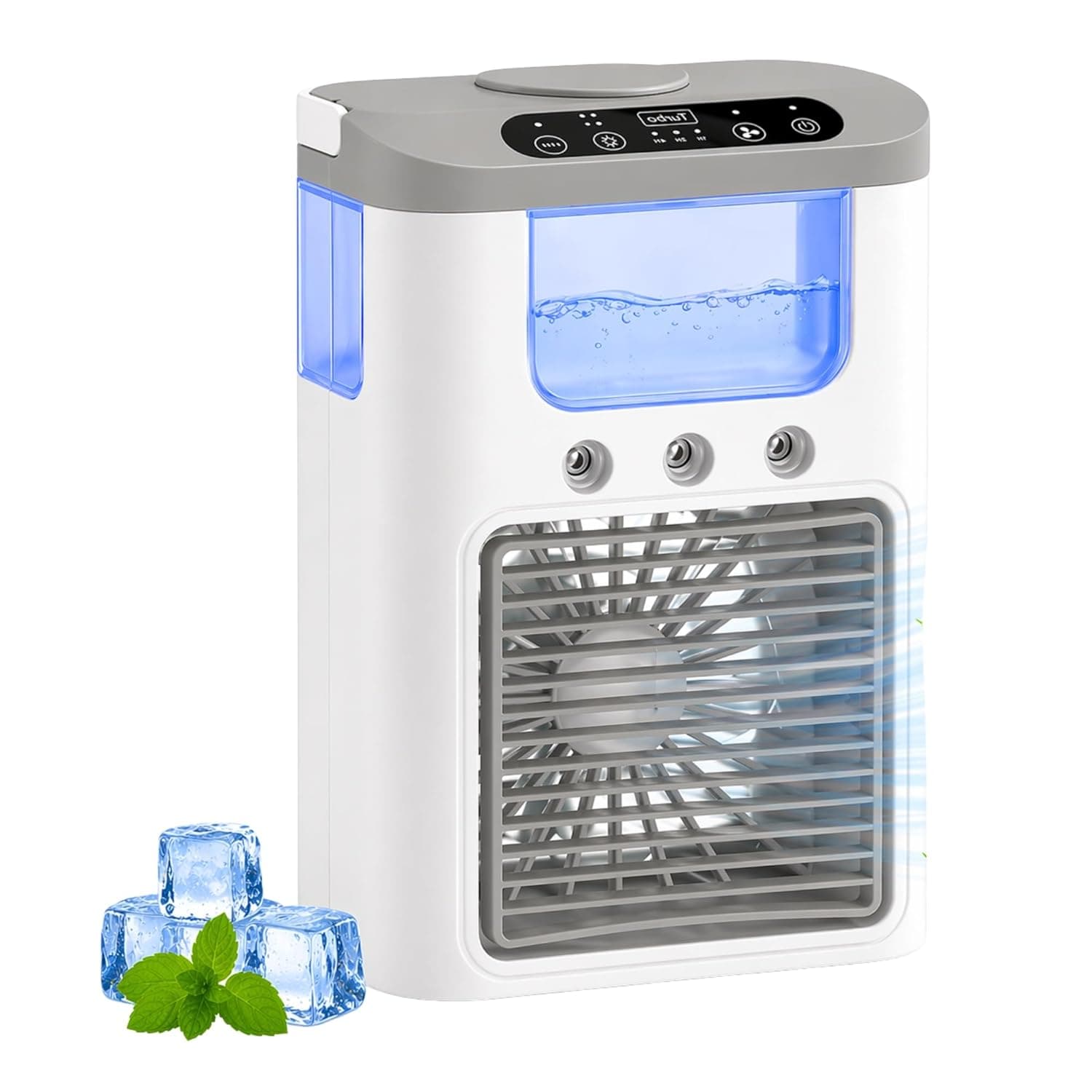 Ftohës Ajri Air Cooler Fan me LED 7 Ngjyra