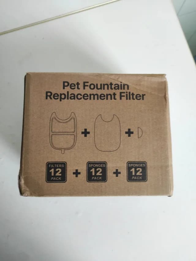 Filtra Zëvendësues për Burim Uji për Kafshë 12 Pack
