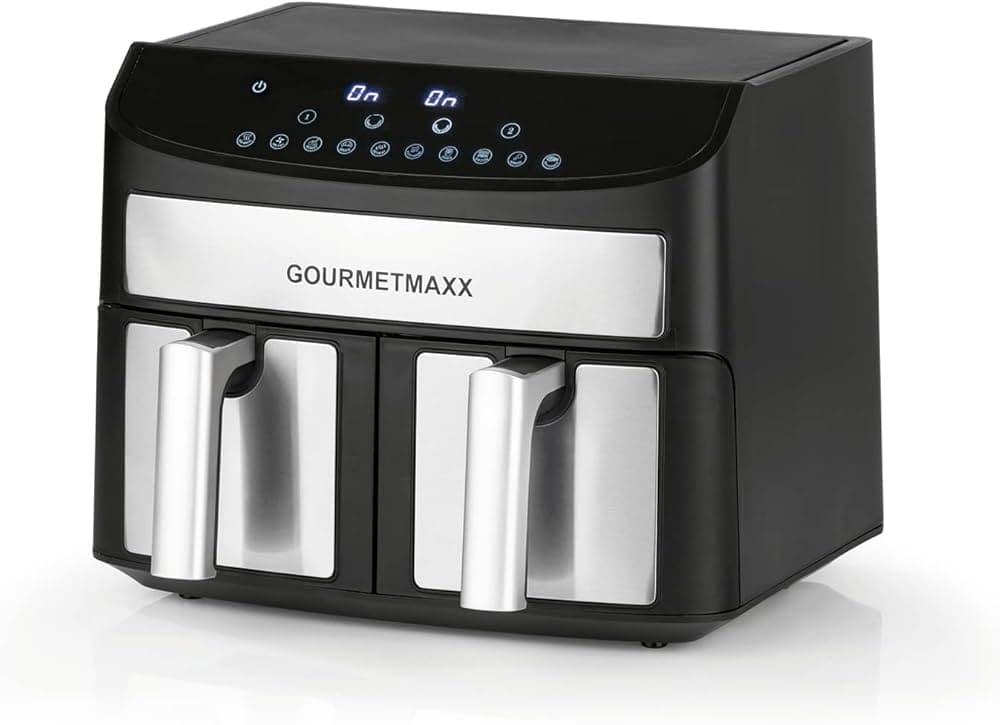 Fritezë me ajër të nxehtë GOURMETmaxx Doppelkammmer-Heißluftfritteuse 2400W