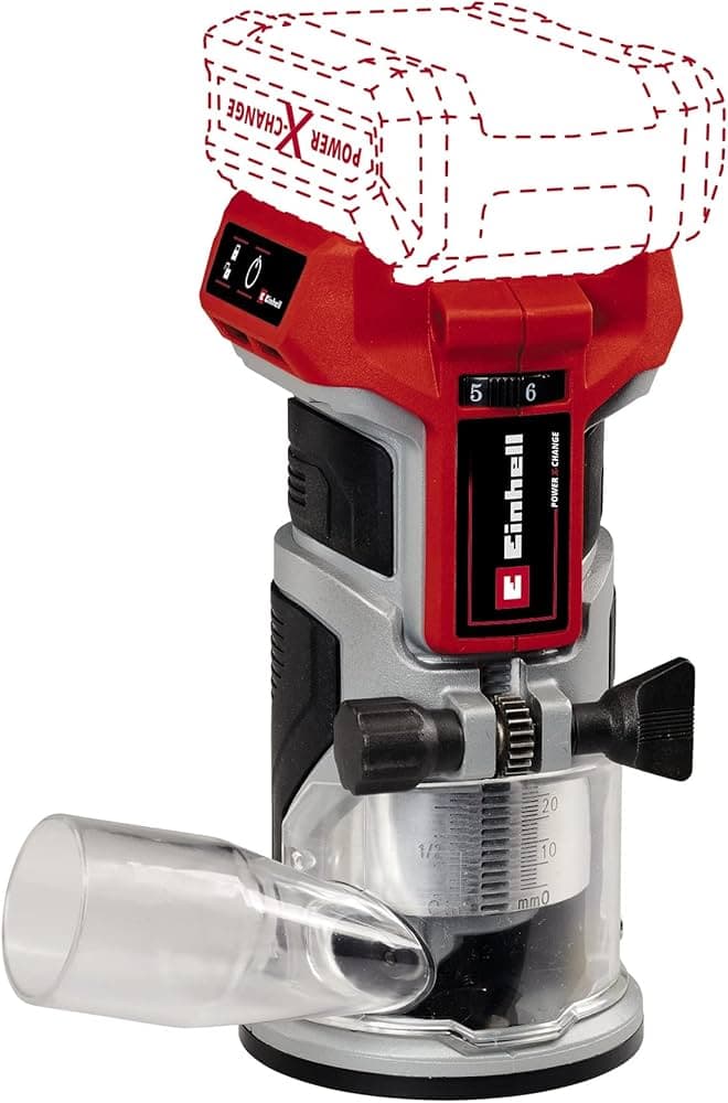 Akku-Kantenfräse Einhell TP-ET 18 Li BL - Solo 18V