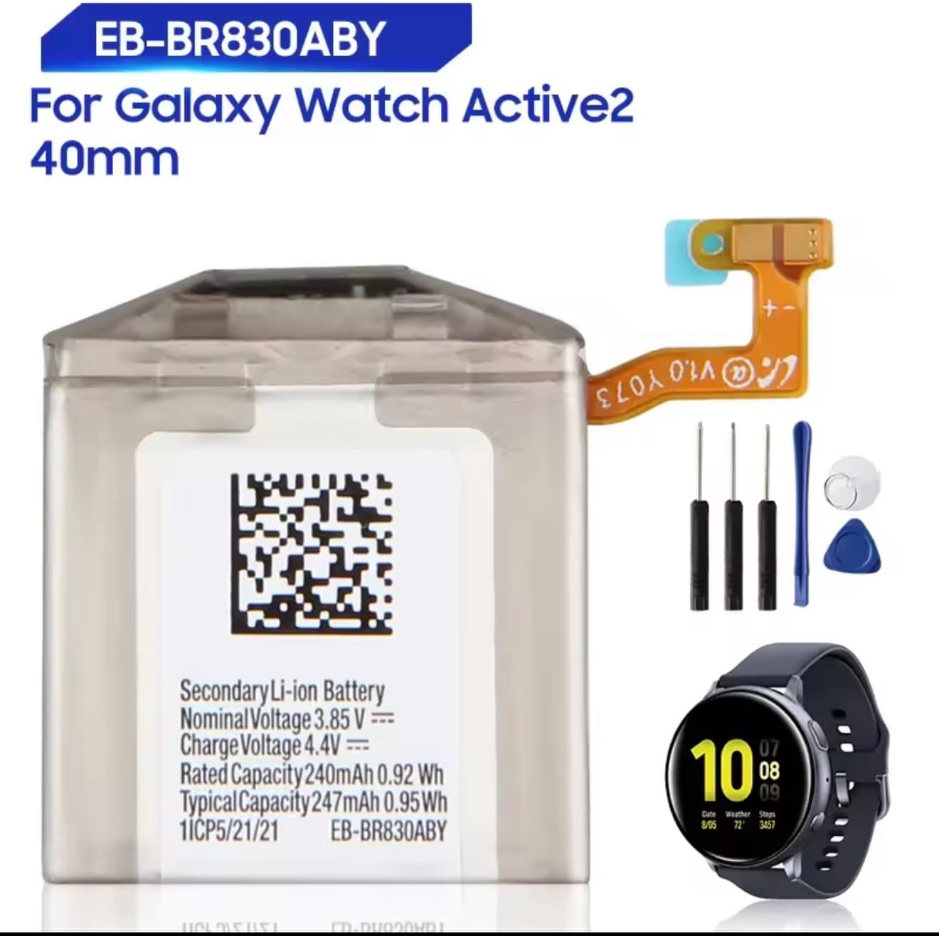 Bateri EB-BR830ABY për Galaxy Watch Active2 40mm