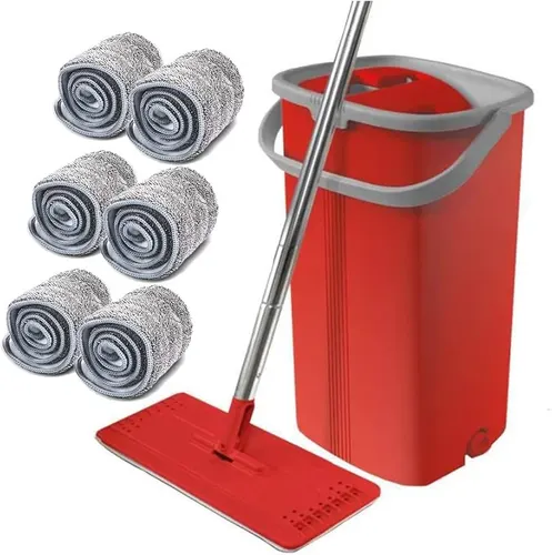 Set pastrimi me kovë dhe mop, dimensione 39x24x19 cm