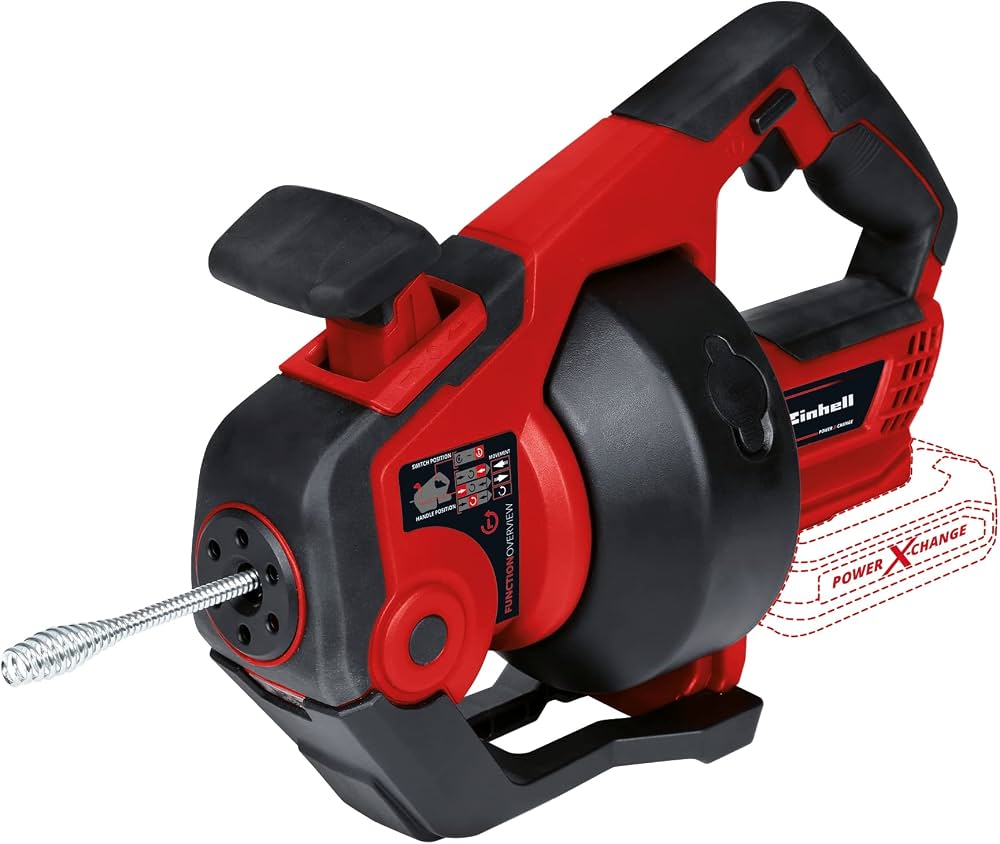 Makineri për pastrimin e tubave Einhell TE-DA 18/760 Li-Solo 18V — foto 1