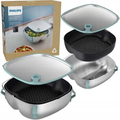 Set Gatimi me Avull dhe Stir-fry Philips 2-in-1