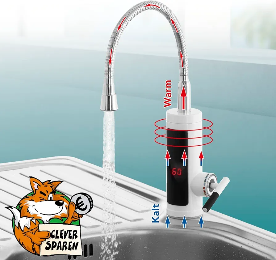 Rubinet Elektrische Warm- & Kaltwasserarmatur EASYmaxx — foto 1
