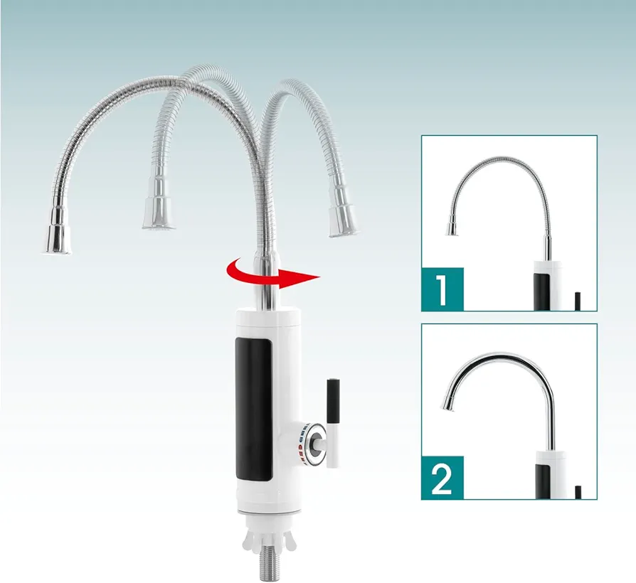 Rubinet Elektrische Warm- & Kaltwasserarmatur EASYmaxx — foto 2