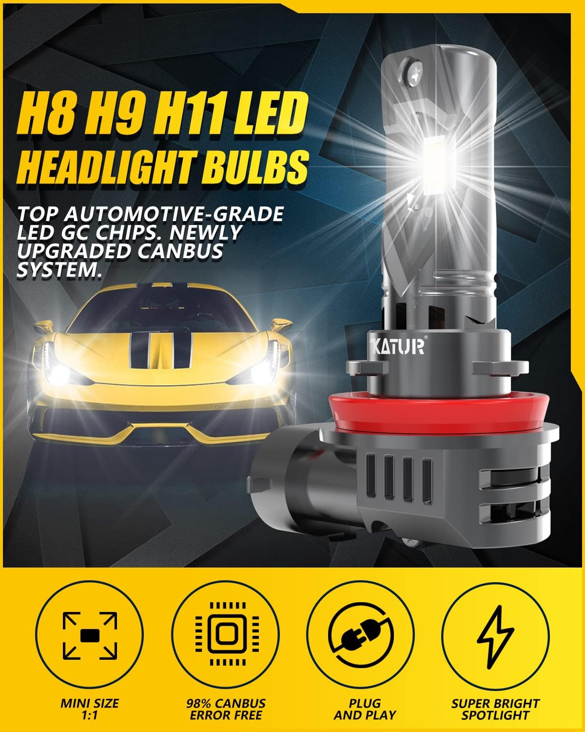 LED Bulb KATUR për Automjete 2cop — foto 8