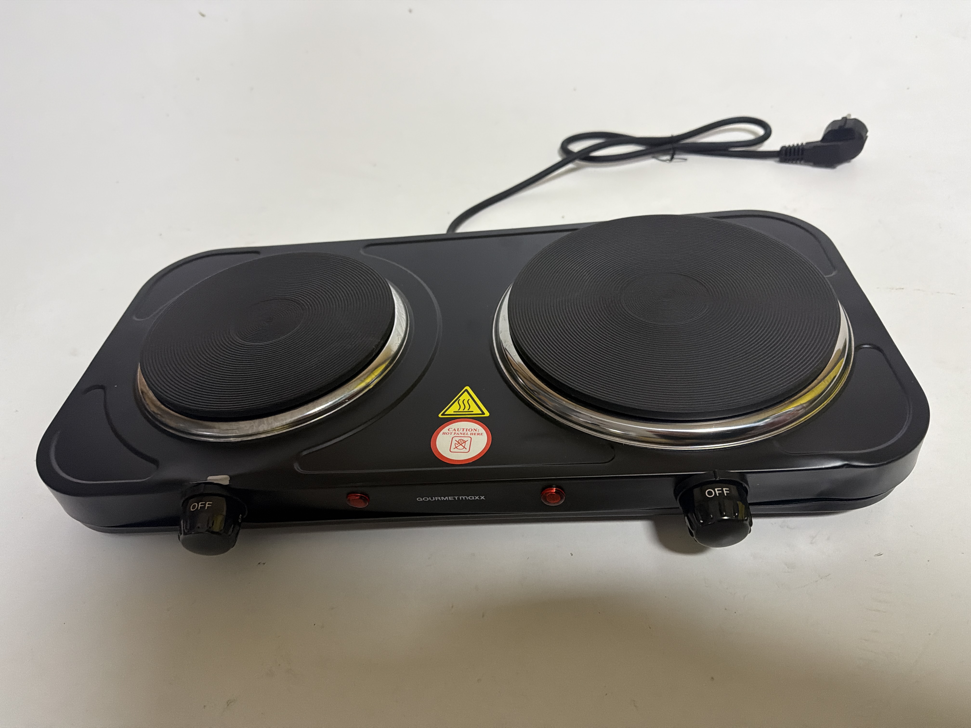 Pllake e Gatimit GOURMETmaxx Doppel-Herdplatte 2500W — foto 5