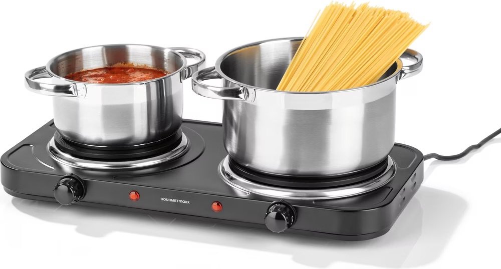 Pllake e Gatimit GOURMETmaxx Doppel-Herdplatte 2500W — foto 2